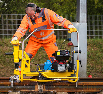 Grinding the running surface with GP 3600 P4